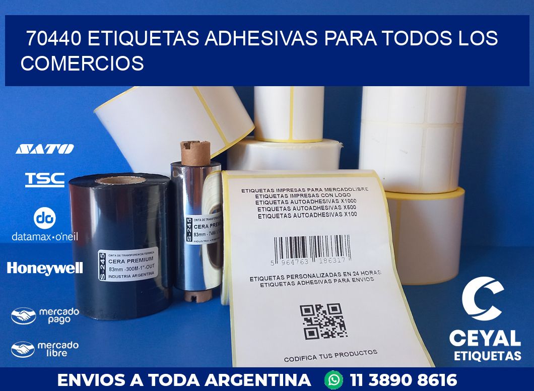70440 ETIQUETAS ADHESIVAS PARA TODOS LOS COMERCIOS