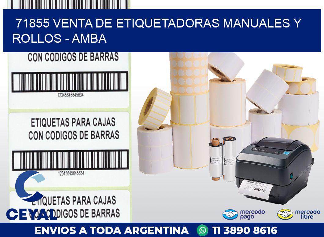 71855 VENTA DE ETIQUETADORAS MANUALES Y ROLLOS – AMBA