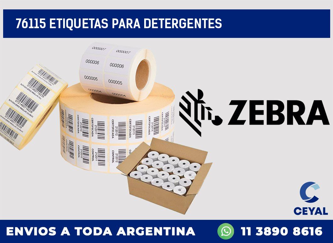 76115 ETIQUETAS PARA DETERGENTES