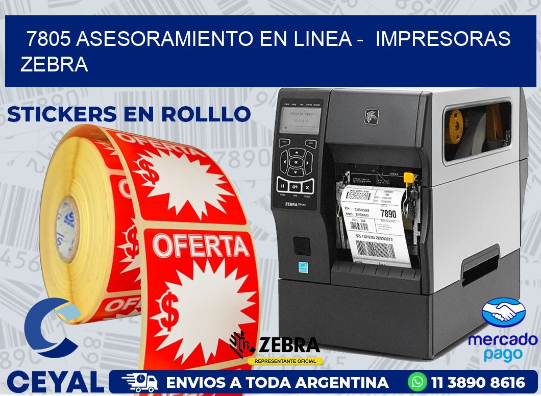 7805 ASESORAMIENTO EN LINEA -  IMPRESORAS ZEBRA