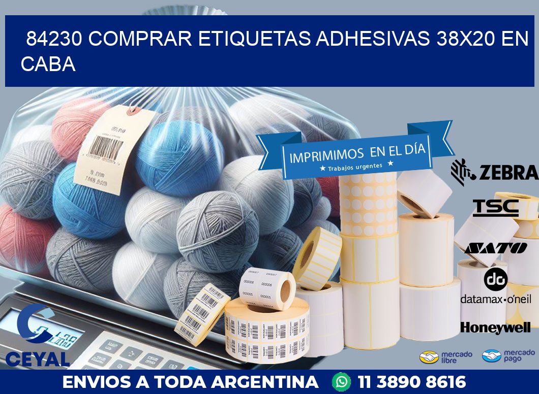 84230 COMPRAR ETIQUETAS ADHESIVAS 38X20 EN CABA
