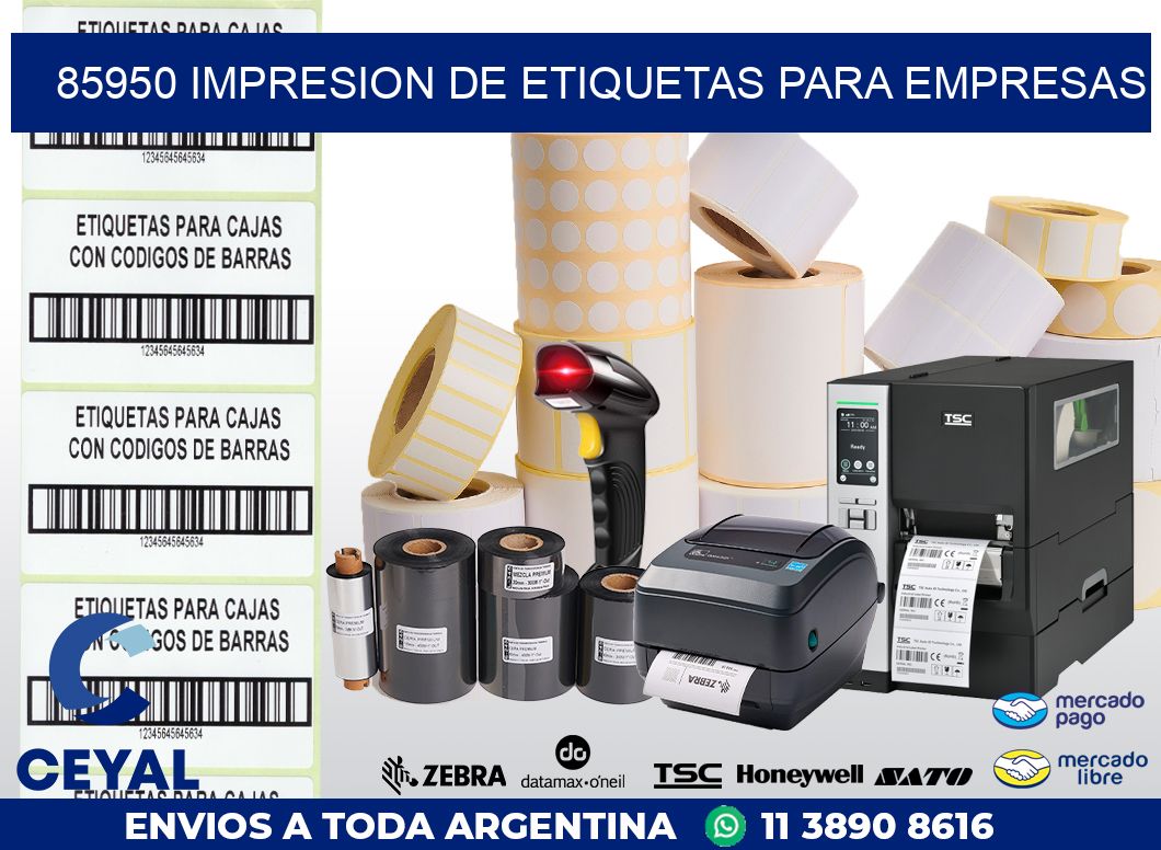 85950 IMPRESION DE ETIQUETAS PARA EMPRESAS