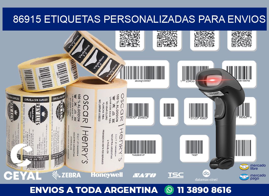 86915 ETIQUETAS PERSONALIZADAS PARA ENVIOS