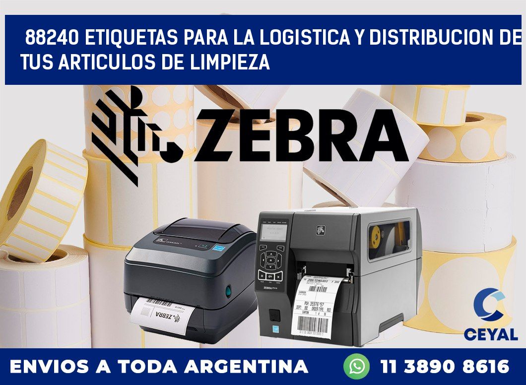 88240 ETIQUETAS PARA LA LOGISTICA Y DISTRIBUCION DE TUS ARTICULOS DE LIMPIEZA