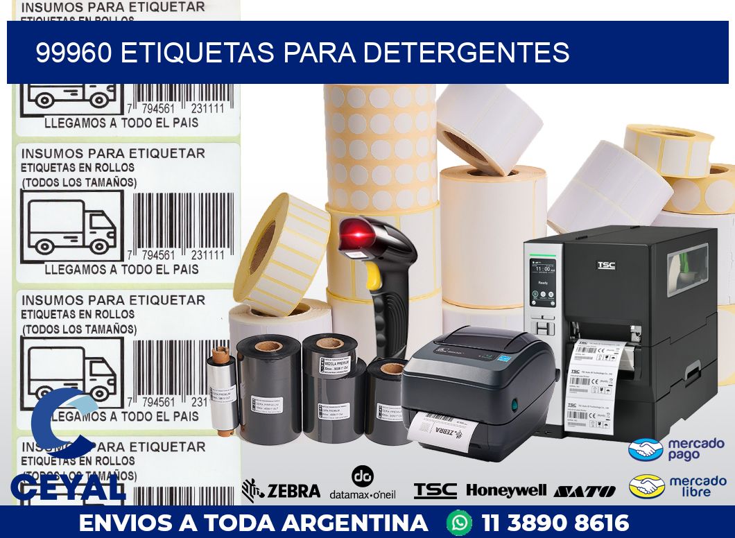 99960 ETIQUETAS PARA DETERGENTES