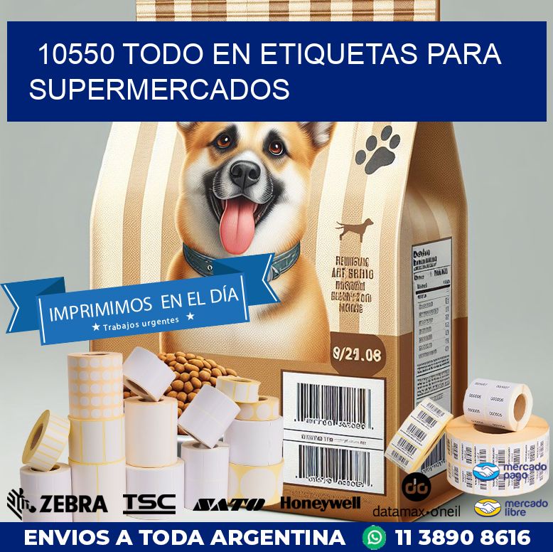 10550 TODO EN ETIQUETAS PARA SUPERMERCADOS