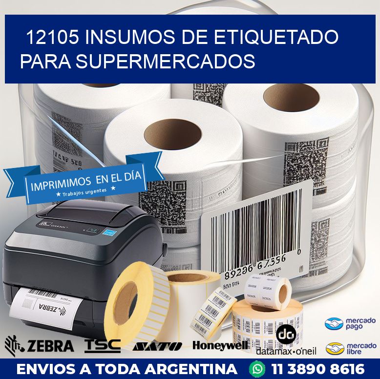 12105 INSUMOS DE ETIQUETADO PARA SUPERMERCADOS
