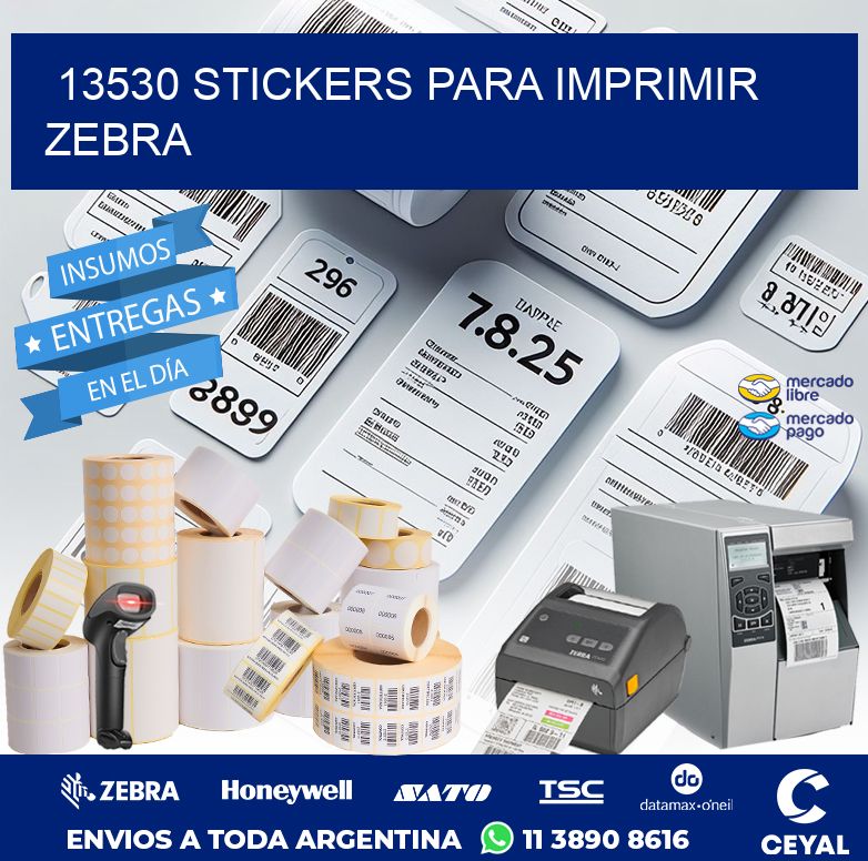 13530 STICKERS PARA IMPRIMIR ZEBRA