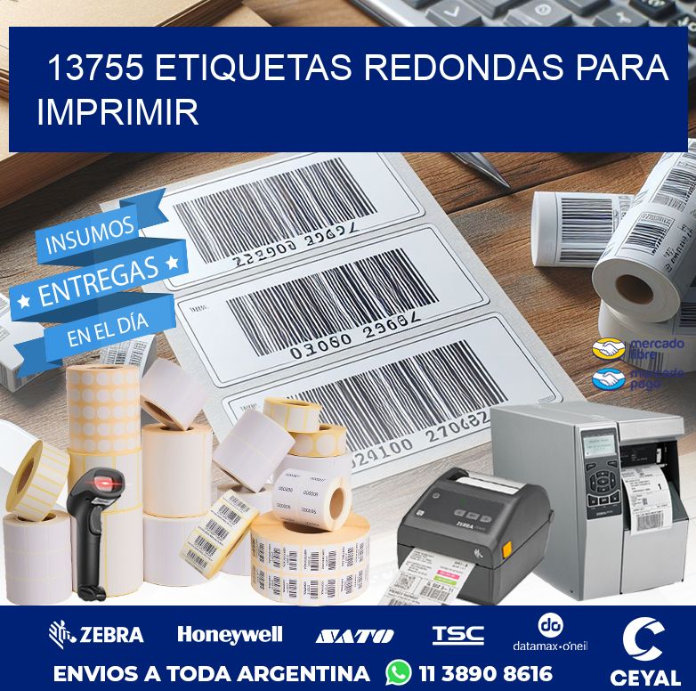 13755 ETIQUETAS REDONDAS PARA IMPRIMIR