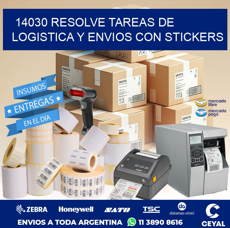 14030 RESOLVE TAREAS DE LOGISTICA Y ENVIOS CON STICKERS