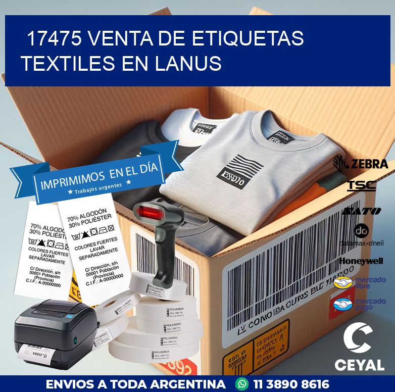 17475 VENTA DE ETIQUETAS TEXTILES EN LANUS