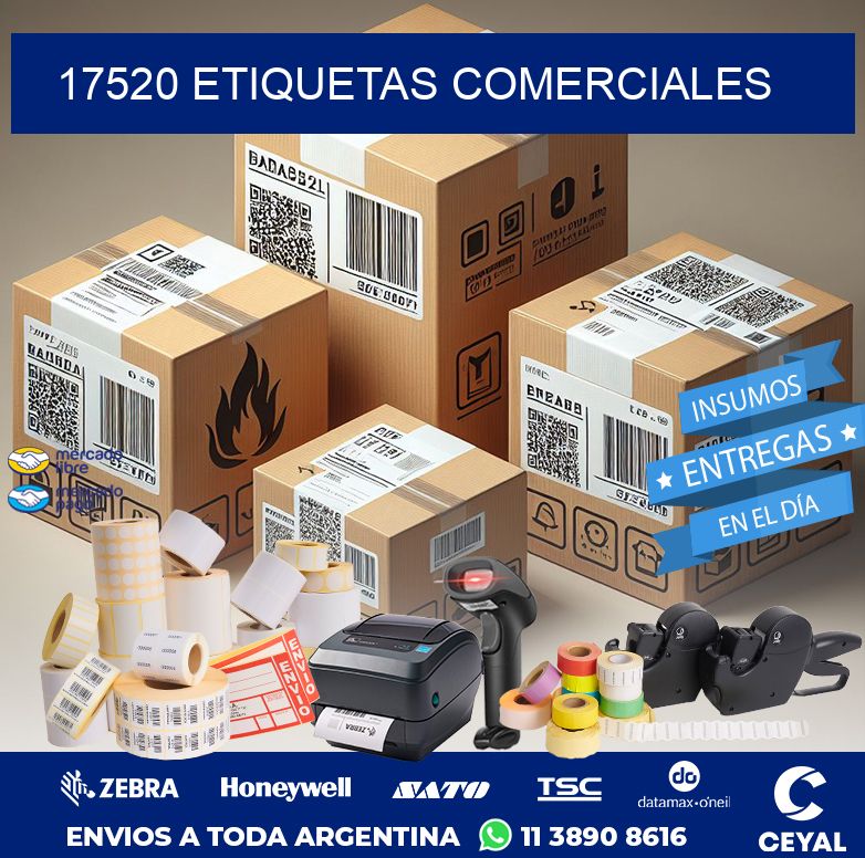 17520 ETIQUETAS COMERCIALES