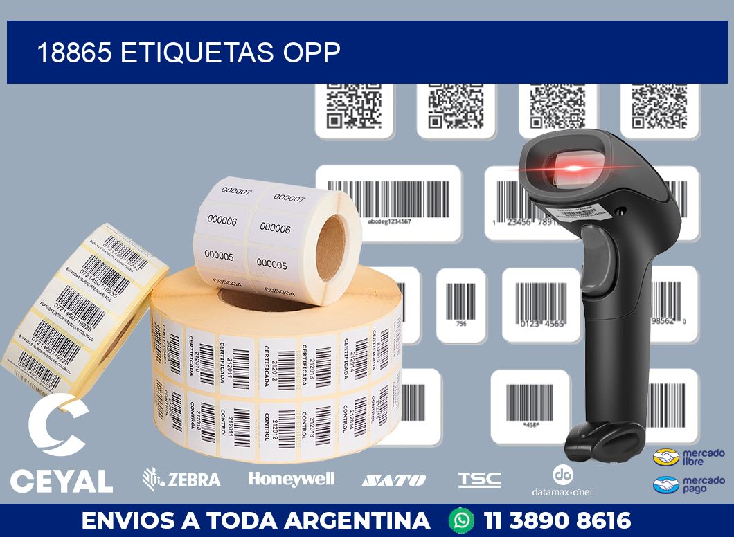 18865 ETIQUETAS OPP