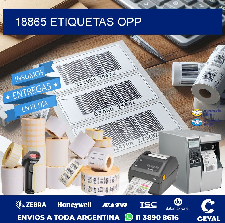 18865 ETIQUETAS OPP