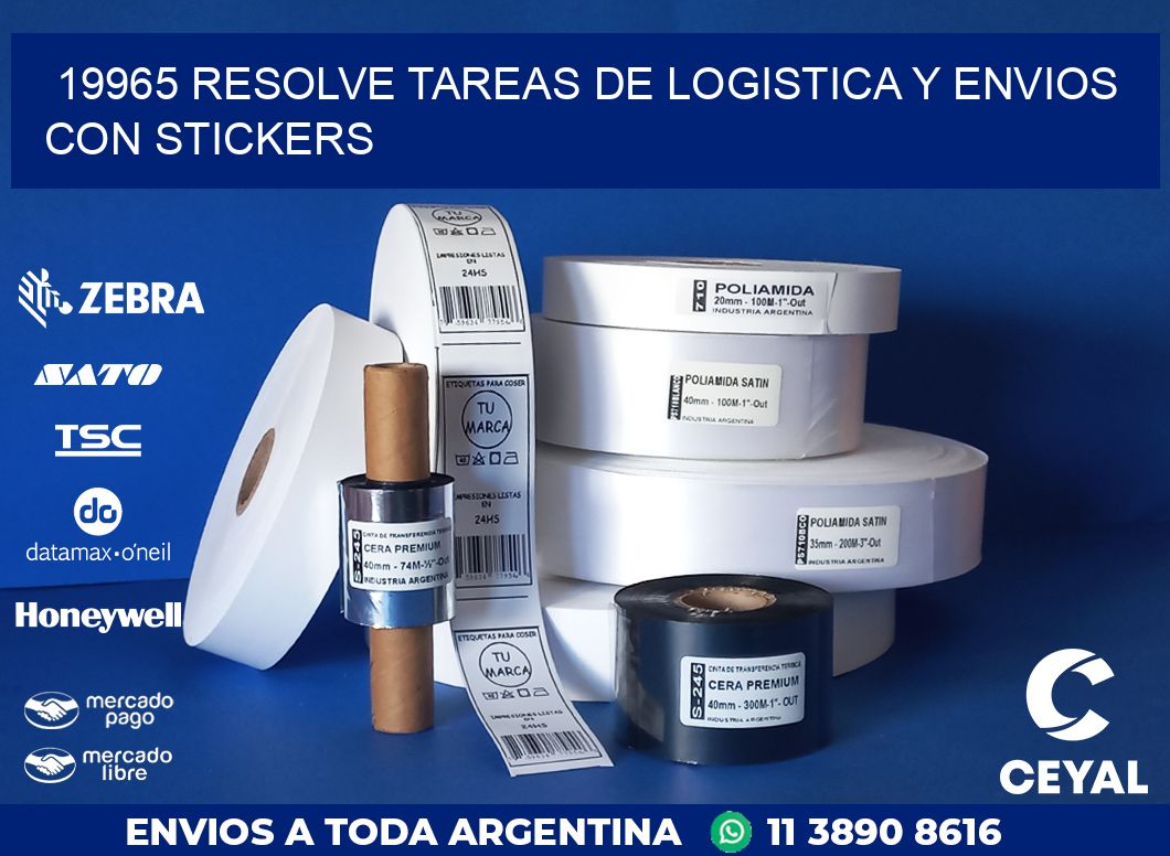19965 RESOLVE TAREAS DE LOGISTICA Y ENVIOS CON STICKERS