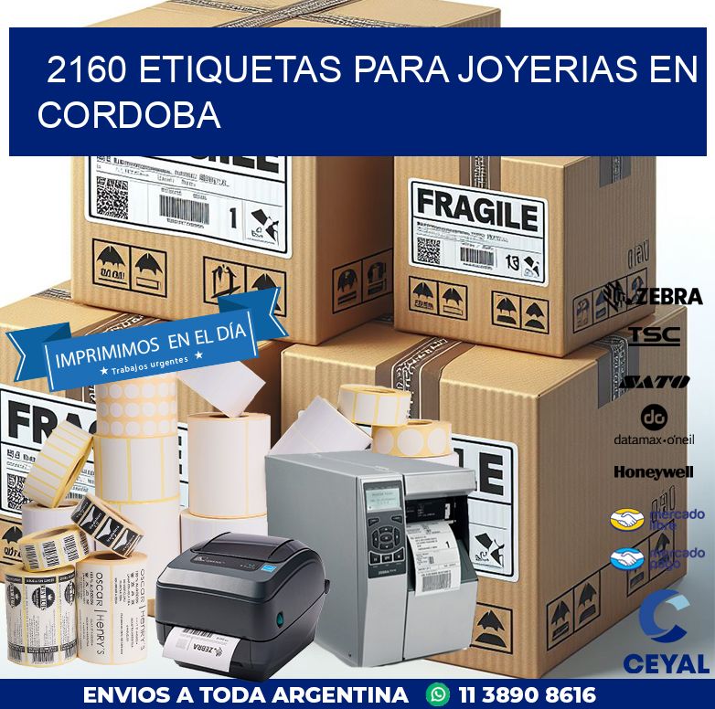 2160 ETIQUETAS PARA JOYERIAS EN CORDOBA