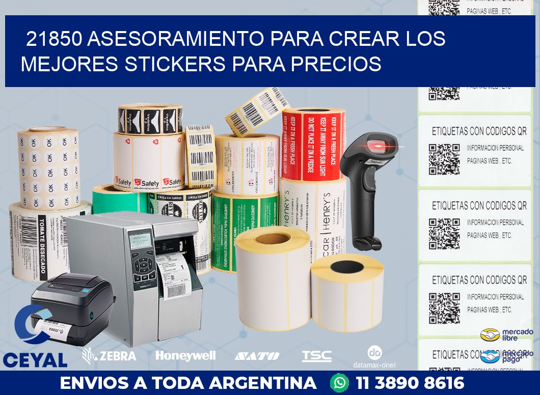 21850 ASESORAMIENTO PARA CREAR LOS MEJORES STICKERS PARA PRECIOS