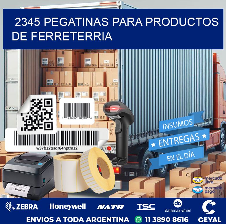 2345 PEGATINAS PARA PRODUCTOS DE FERRETERRIA