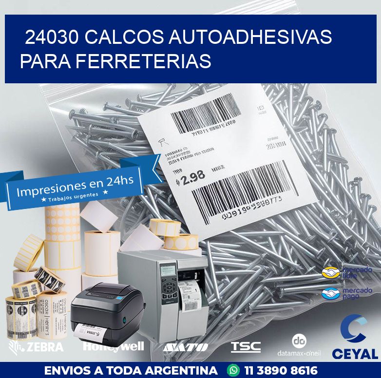 24030 CALCOS AUTOADHESIVAS PARA FERRETERIAS