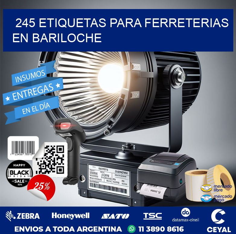 245 ETIQUETAS PARA FERRETERIAS EN BARILOCHE