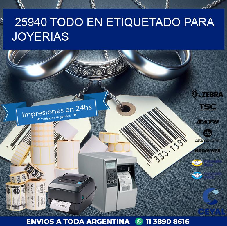 25940 TODO EN ETIQUETADO PARA JOYERIAS