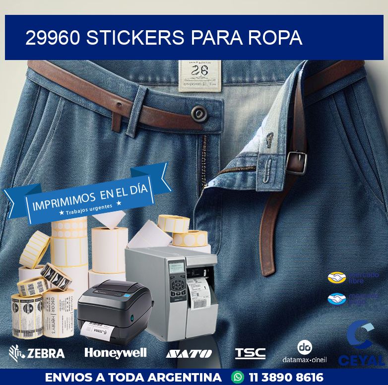 29960 STICKERS PARA ROPA