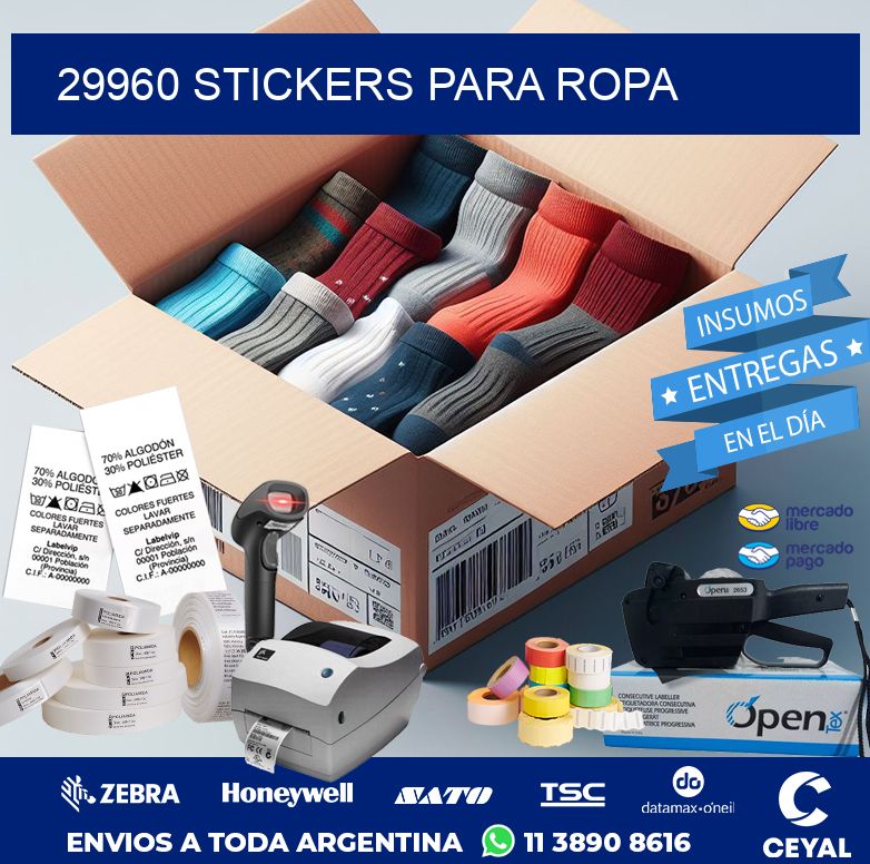 29960 STICKERS PARA ROPA