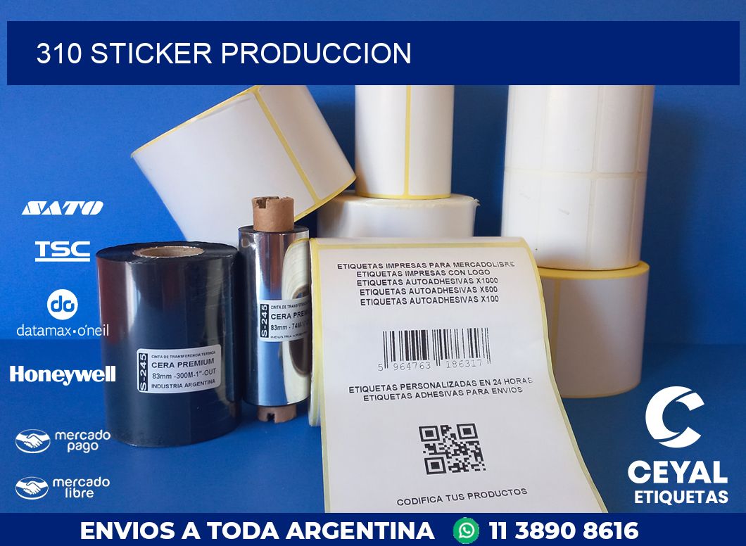 310 STICKER PRODUCCION