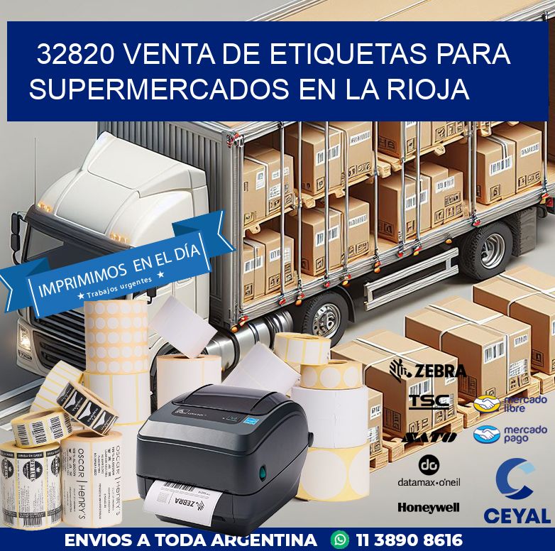 32820 VENTA DE ETIQUETAS PARA SUPERMERCADOS EN LA RIOJA