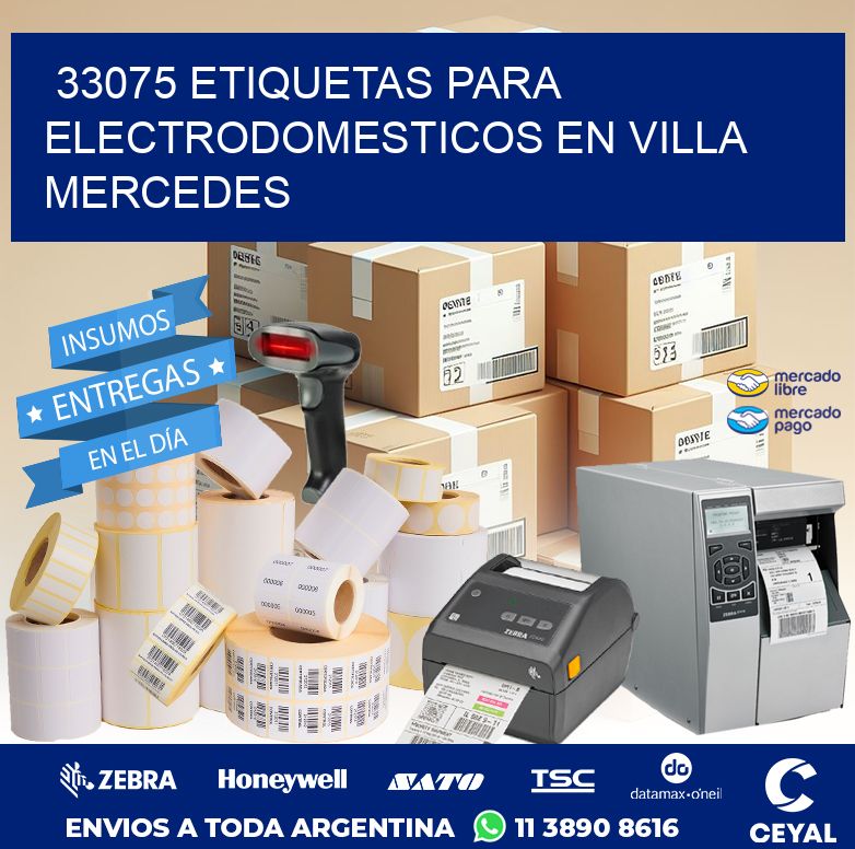33075 ETIQUETAS PARA ELECTRODOMESTICOS EN VILLA MERCEDES