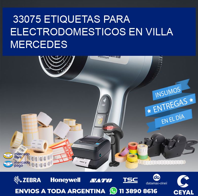 33075 ETIQUETAS PARA ELECTRODOMESTICOS EN VILLA MERCEDES