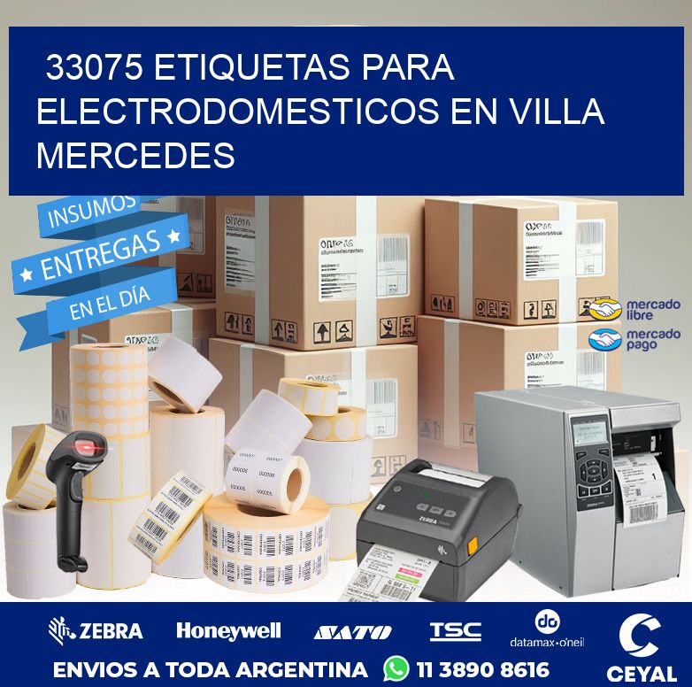 33075 ETIQUETAS PARA ELECTRODOMESTICOS EN VILLA MERCEDES