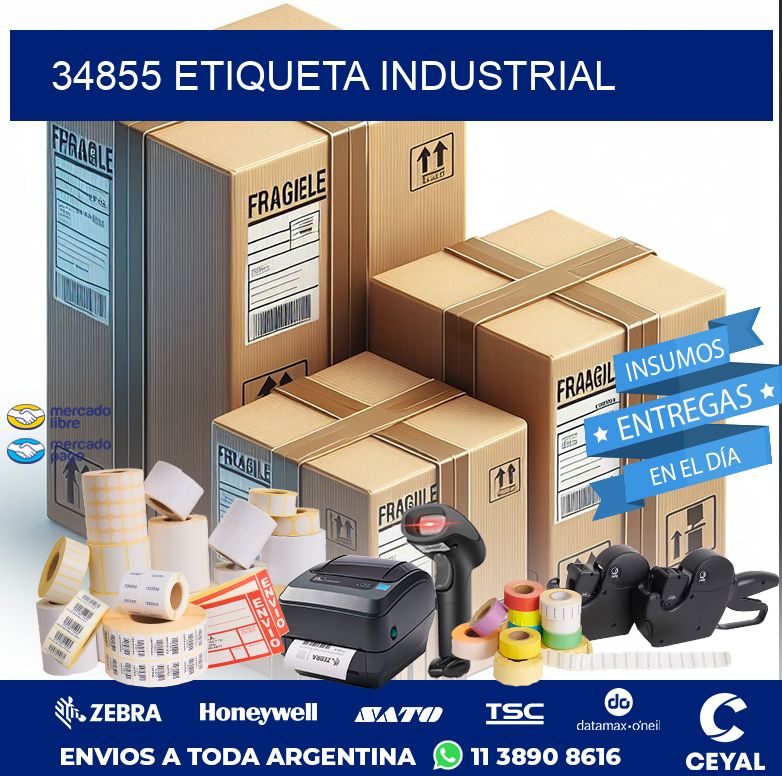 34855 ETIQUETA INDUSTRIAL