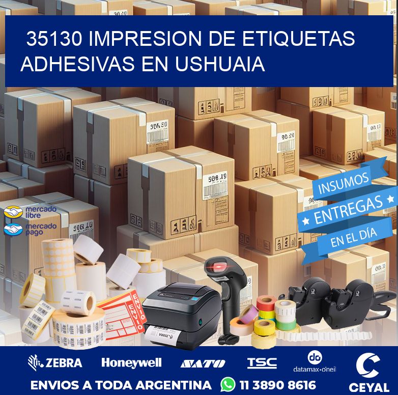 35130 IMPRESION DE ETIQUETAS ADHESIVAS EN USHUAIA