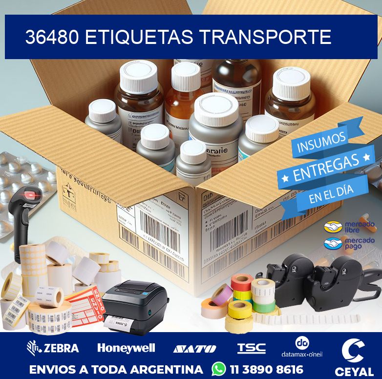 36480 ETIQUETAS TRANSPORTE