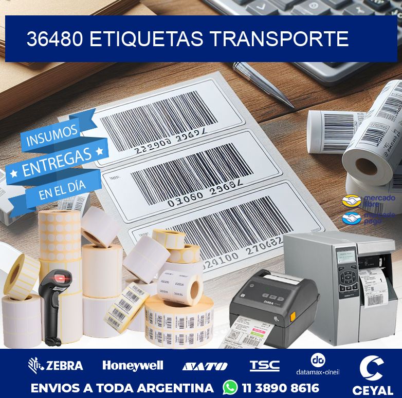 36480 ETIQUETAS TRANSPORTE