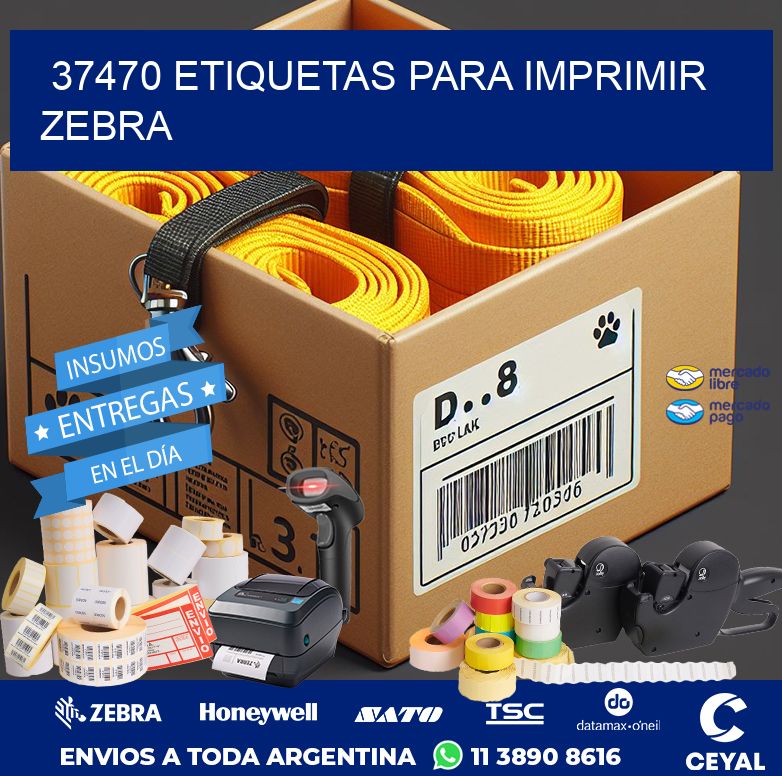 37470 ETIQUETAS PARA IMPRIMIR ZEBRA
