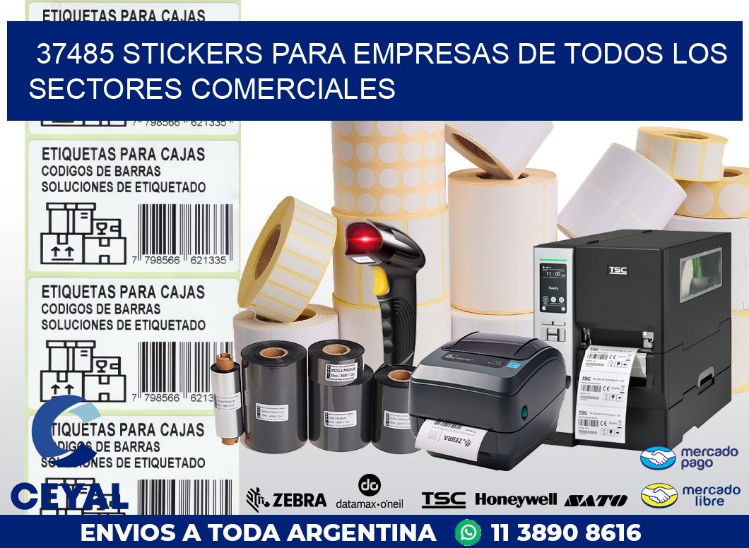 37485 STICKERS PARA EMPRESAS DE TODOS LOS SECTORES COMERCIALES