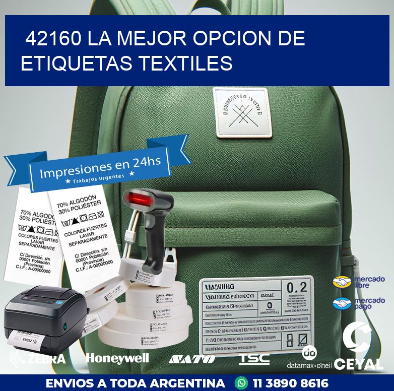 42160 LA MEJOR OPCION DE ETIQUETAS TEXTILES