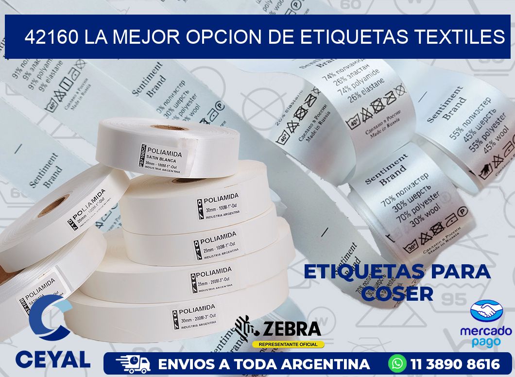 42160 LA MEJOR OPCION DE ETIQUETAS TEXTILES