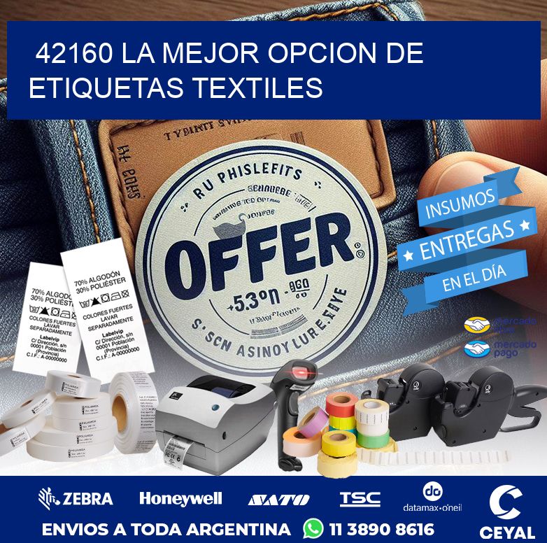 42160 LA MEJOR OPCION DE ETIQUETAS TEXTILES