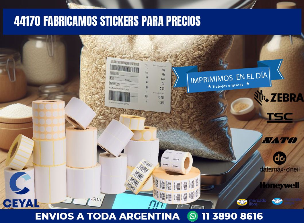 44170 FABRICAMOS STICKERS PARA PRECIOS