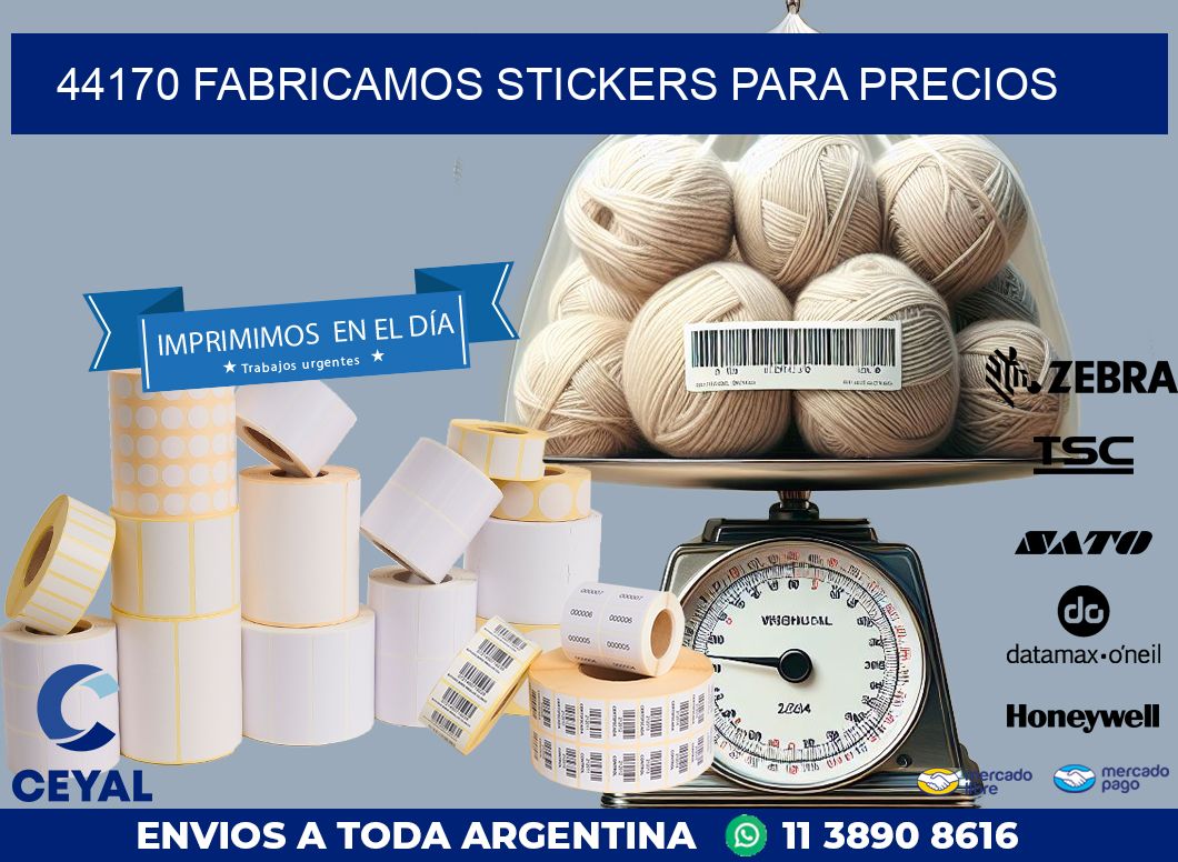 44170 FABRICAMOS STICKERS PARA PRECIOS