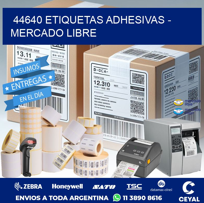 44640 ETIQUETAS ADHESIVAS - MERCADO LIBRE