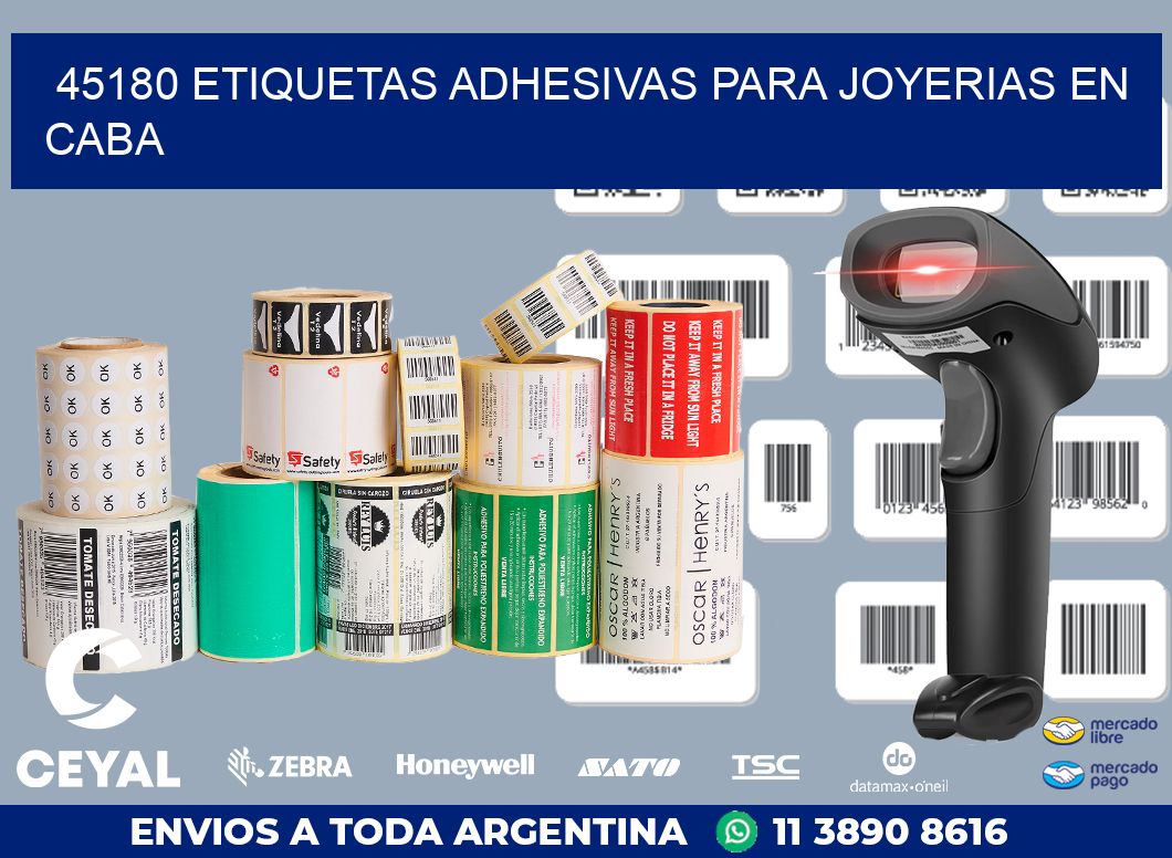 45180 ETIQUETAS ADHESIVAS PARA JOYERIAS EN CABA