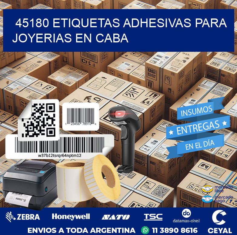 45180 ETIQUETAS ADHESIVAS PARA JOYERIAS EN CABA