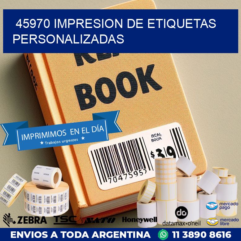 45970 IMPRESION DE ETIQUETAS PERSONALIZADAS