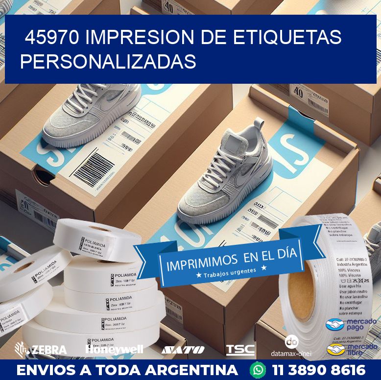 45970 IMPRESION DE ETIQUETAS PERSONALIZADAS