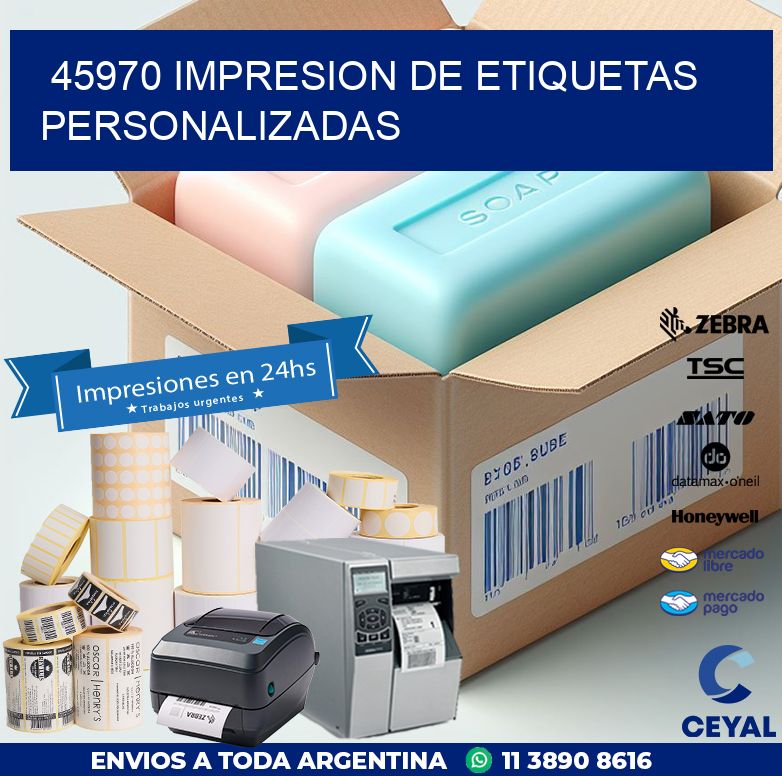 45970 IMPRESION DE ETIQUETAS PERSONALIZADAS