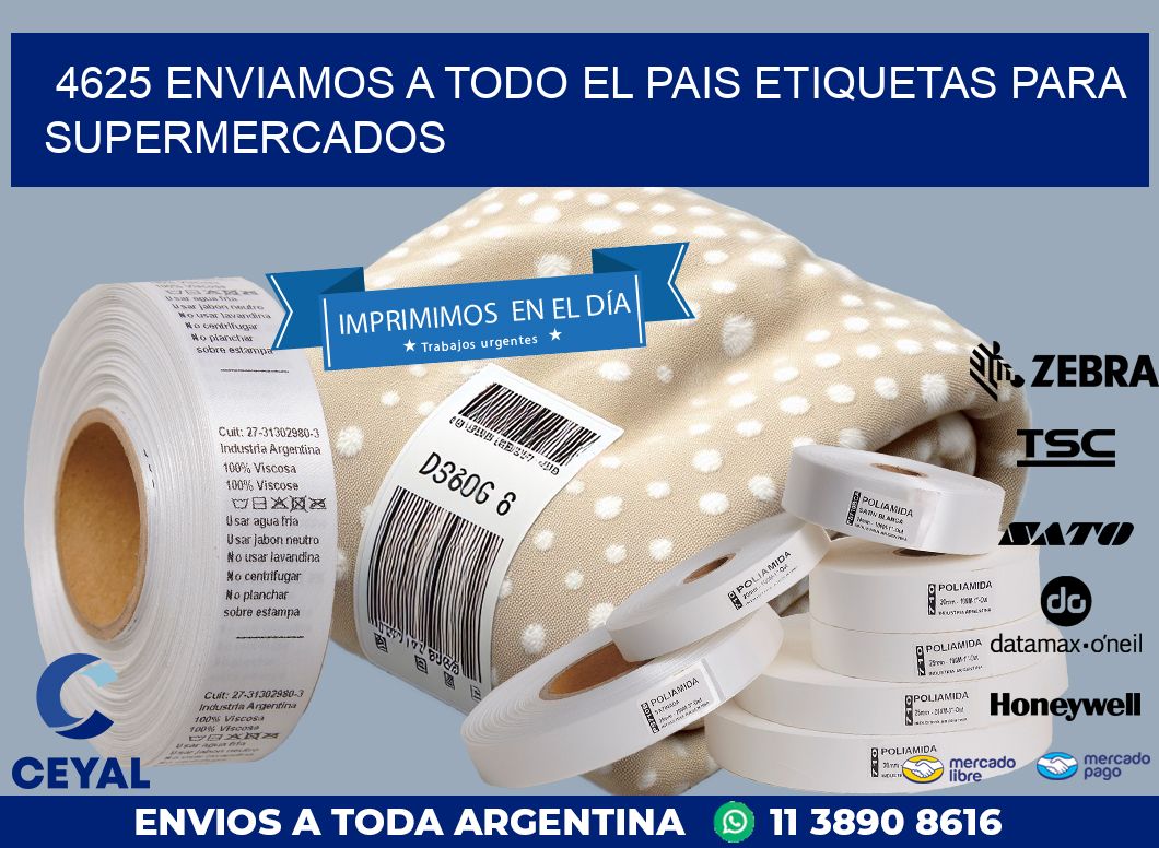 4625 ENVIAMOS A TODO EL PAIS ETIQUETAS PARA SUPERMERCADOS